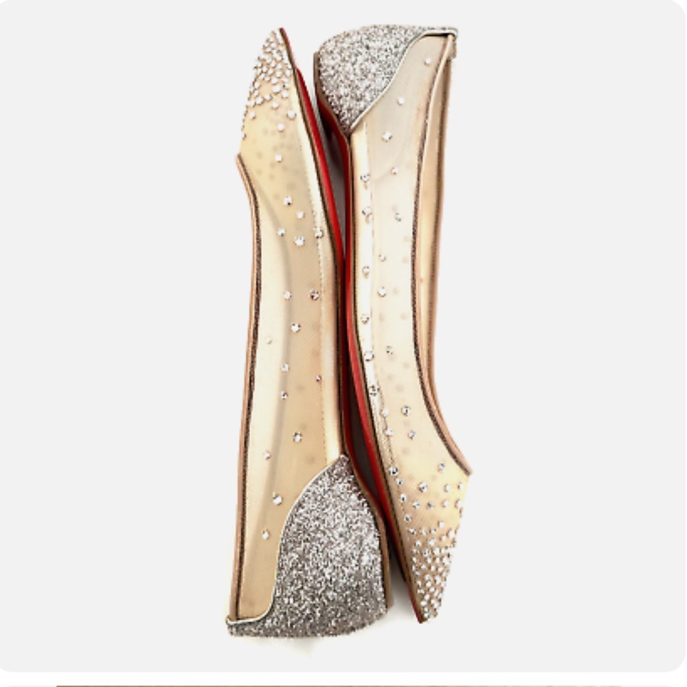 *SOLD* CHRISTIAN LOUBOUTIN | Follies Strass Flats